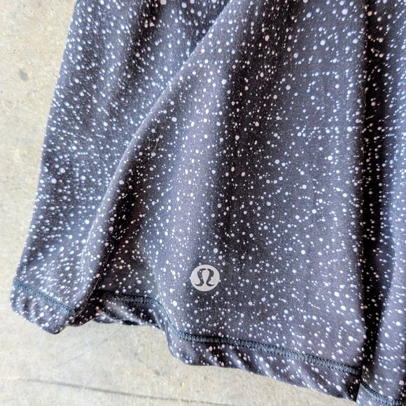 Lululemon Circuit Breaker Skirt Splatter White Black Swift Ultra size 12 - Picture 9 of 10